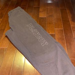 playboy brown sweats